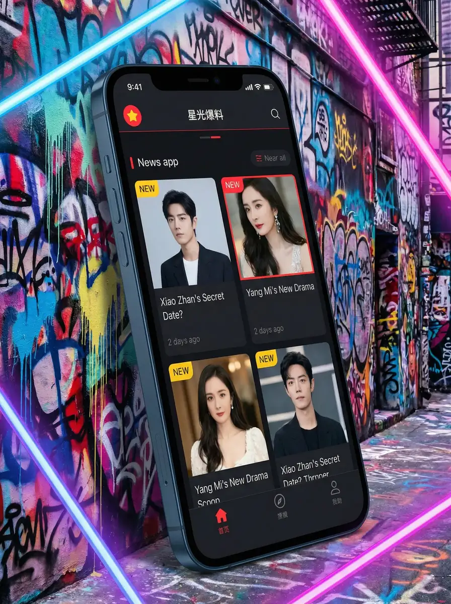 爆料 APP界面展示 - 掌上吃瓜神器